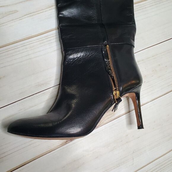 NINE WEST tall black boots size 6.5 - Picture 3 of 5